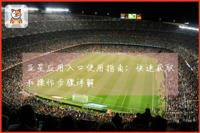 亚星应用入口使用指南：快速获取和操作步骤详解